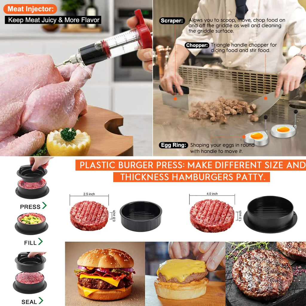 140 Pcs Griddle Accessories Kit J886937