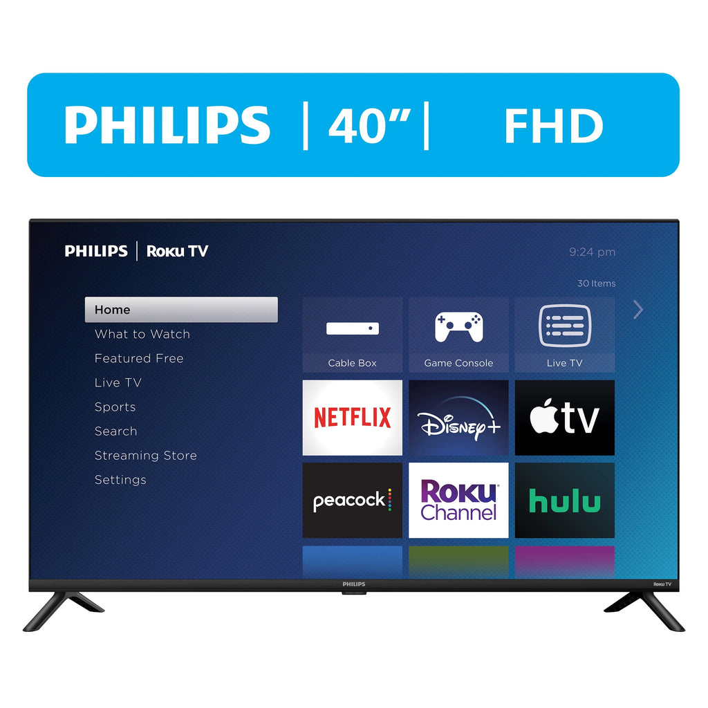 40 Class FHD 1080p Roku Smart LED TV V7908