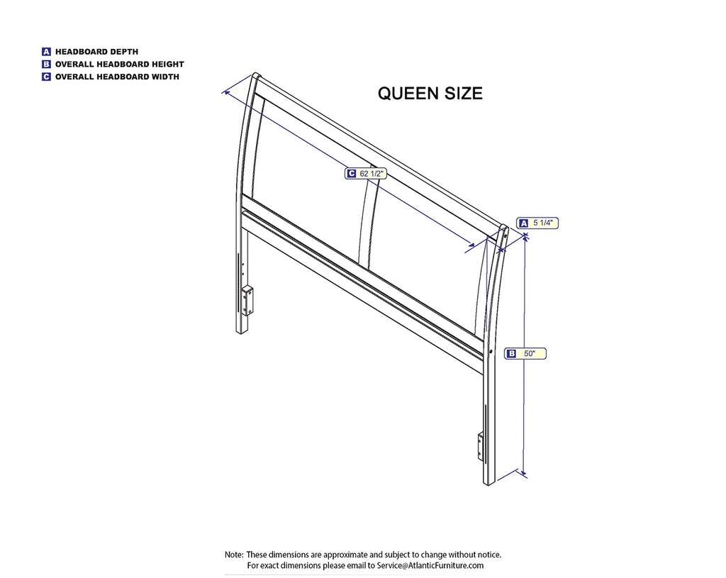 Queen Espresso Headboard W96782