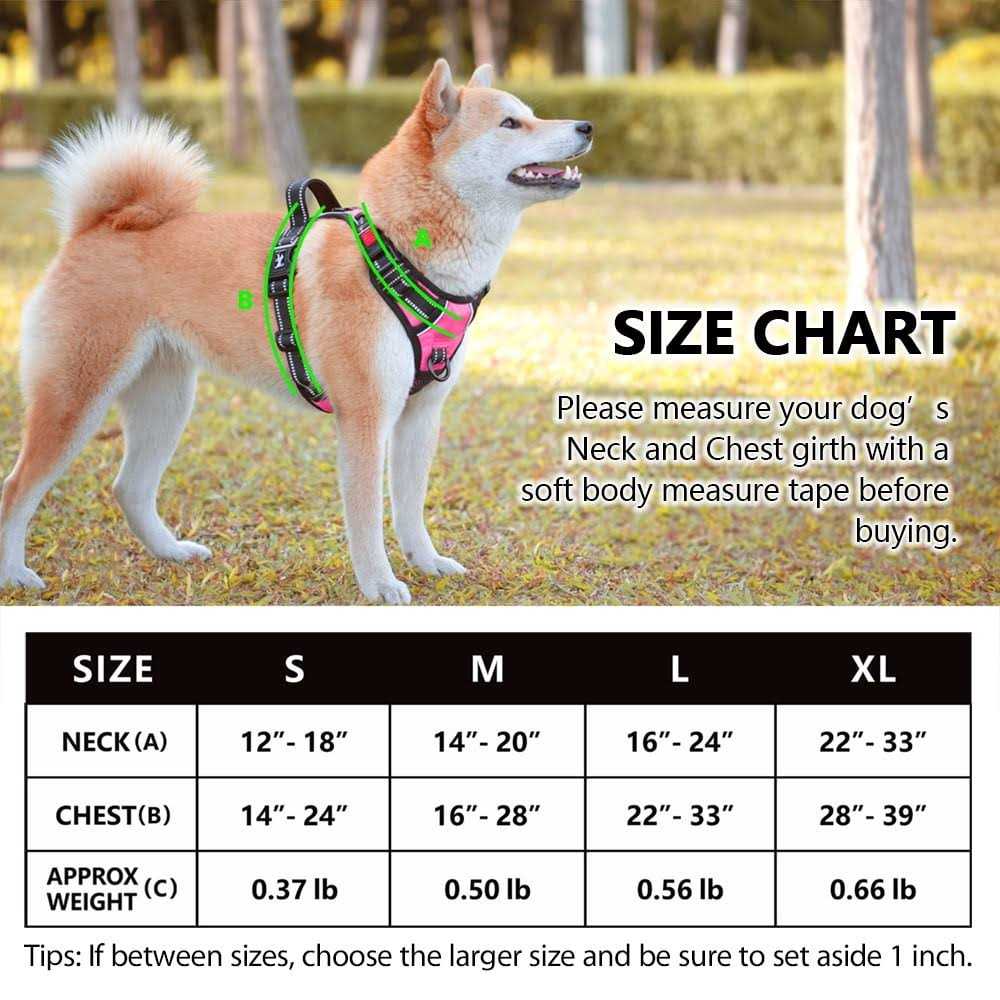 No Pull Reflective Dog Harness N853728