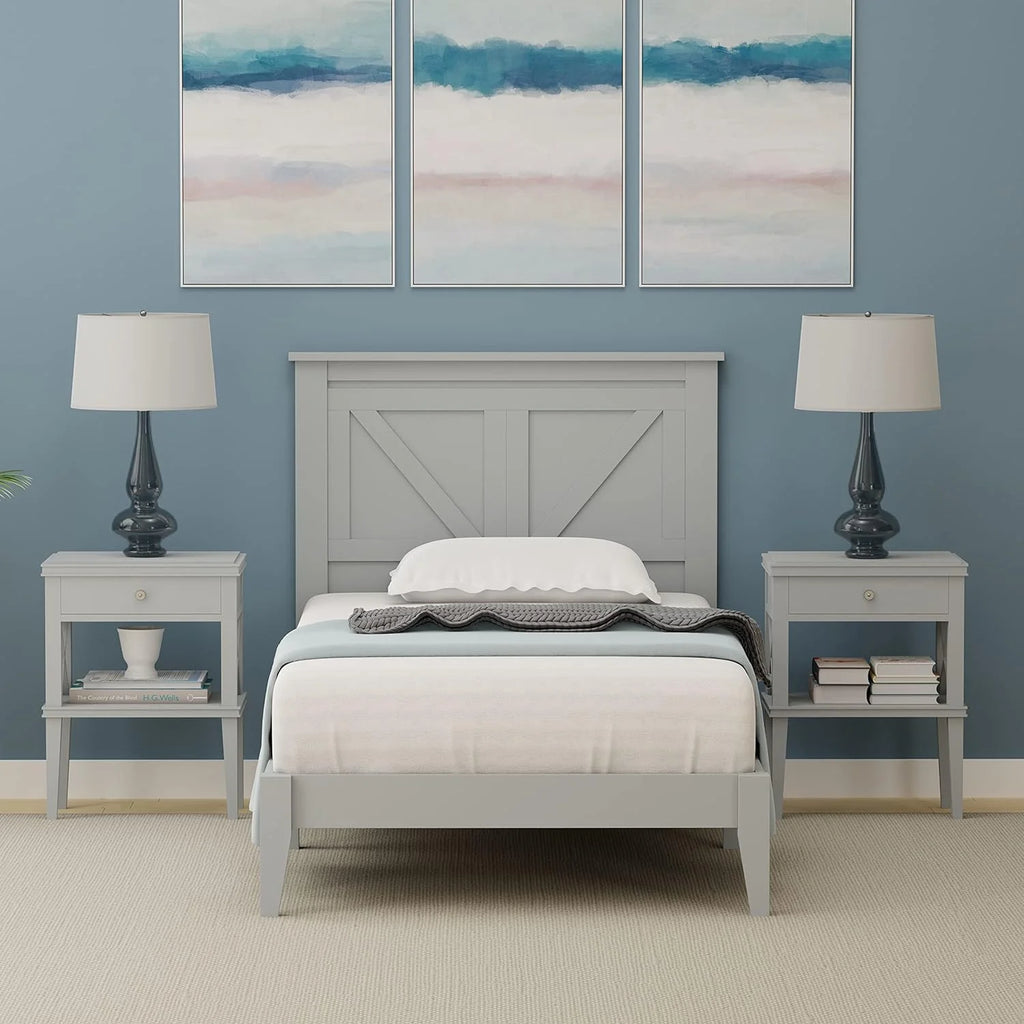 Solid Wood Platform Bed S285428