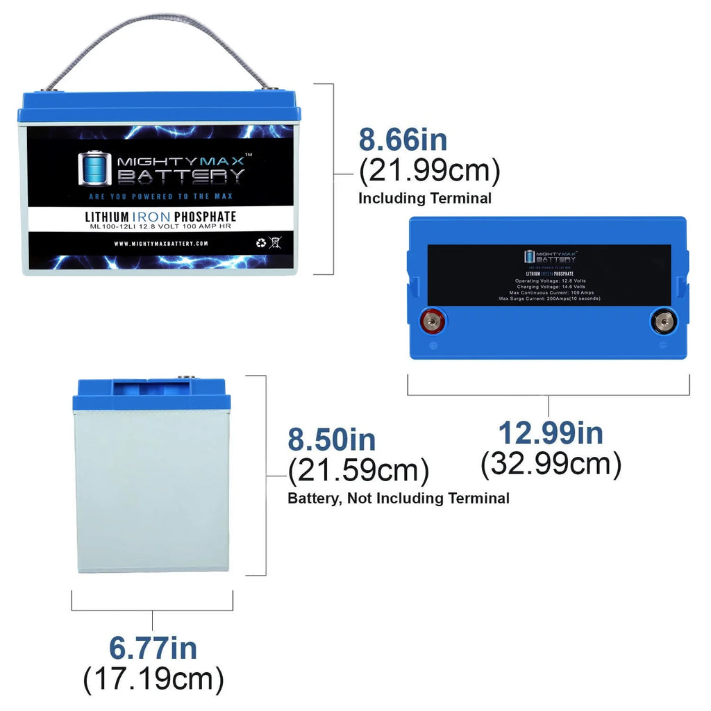 12V 100AH Lithium Replacement Battery I87773