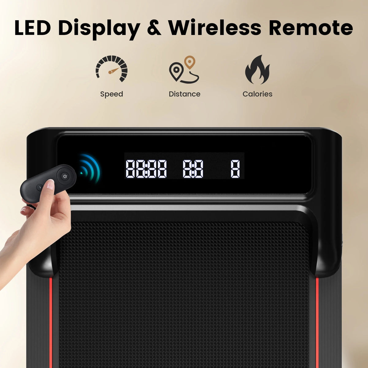 2.5HP Portable Electric Walking Pad Treadmill M89357