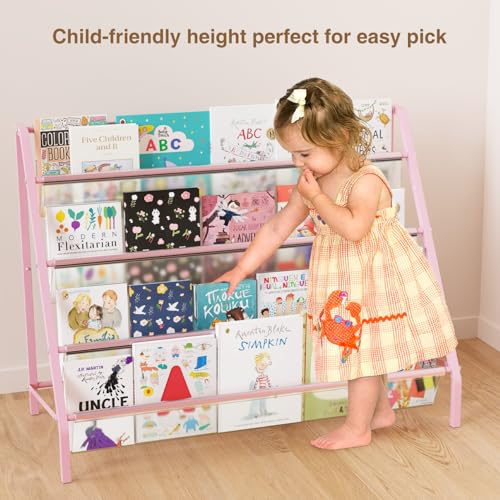 4 Tier Metal Kids Bookshelf H9234