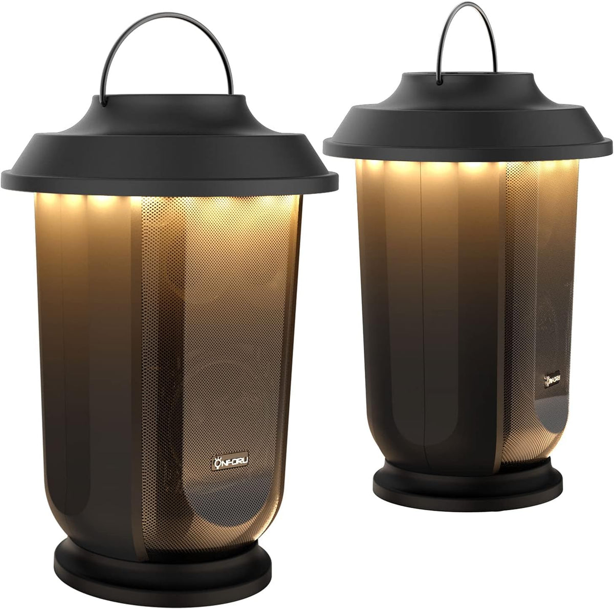 Outdoor Bluetooth Speaker with LED Lights, 2 Pack J84871