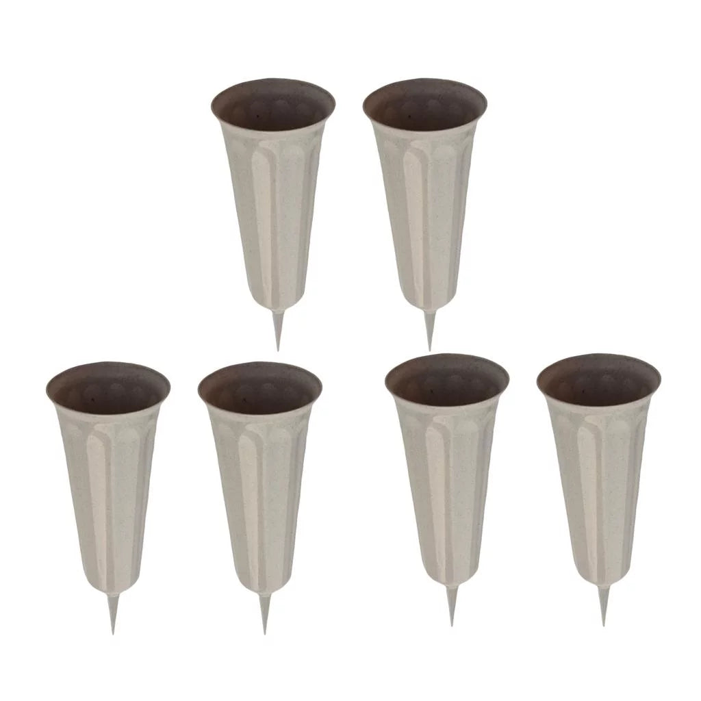 26cm Fluted Flower Vases Stake E871663