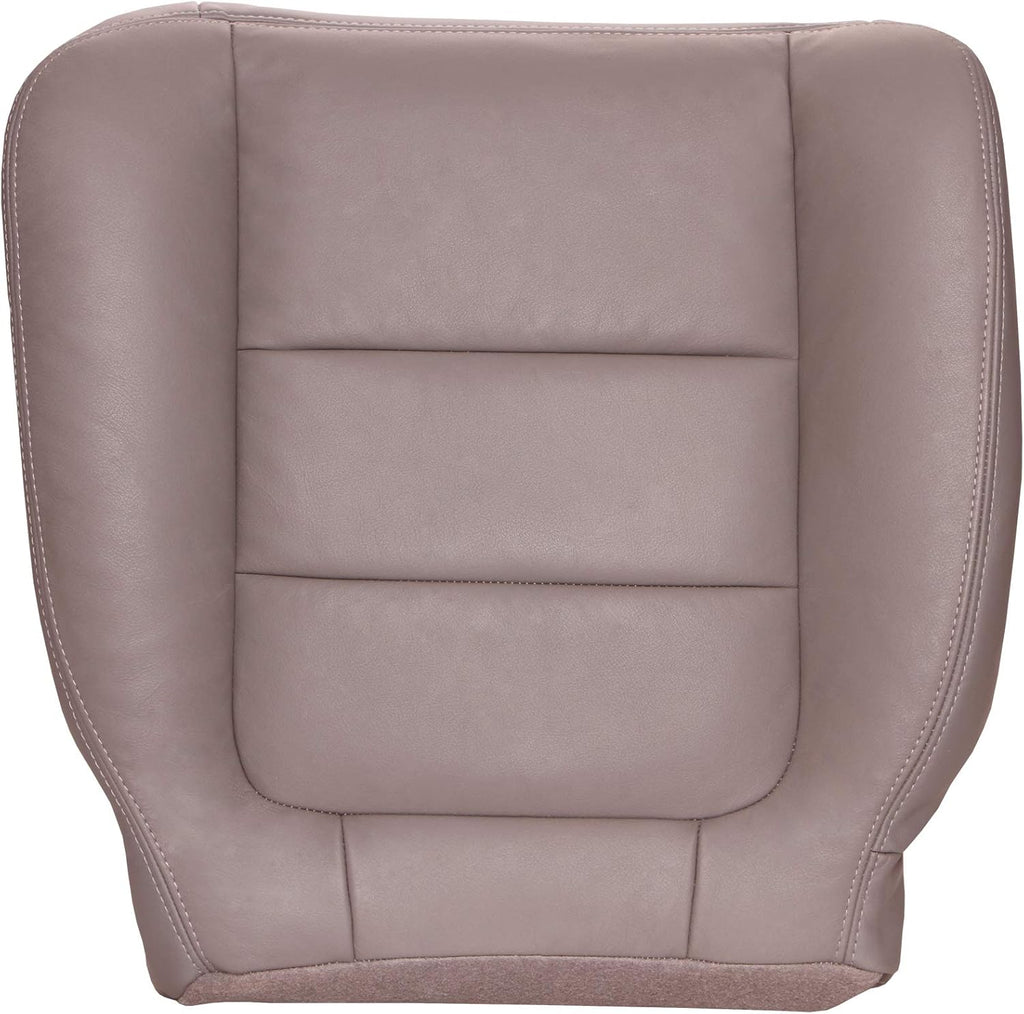 Driver Bottom Replacement Leather Seat Cover Medium Pebble Tan R278