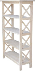 4-Tier X-Sided Bookcase L585954