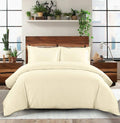 600TC Duvet Cover Set King/Calking Ivory I5374