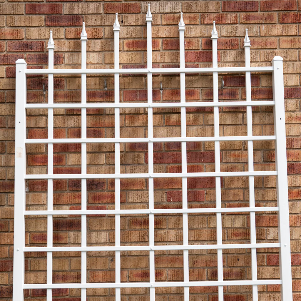 White Vinyl Wall Trellis U480