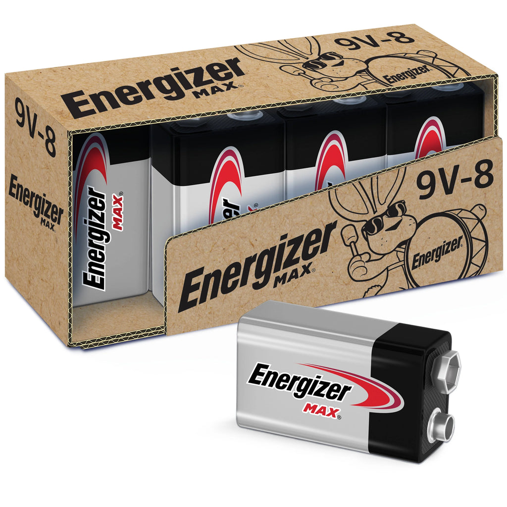 9V Alkaline Batteries 8 Pack C66241