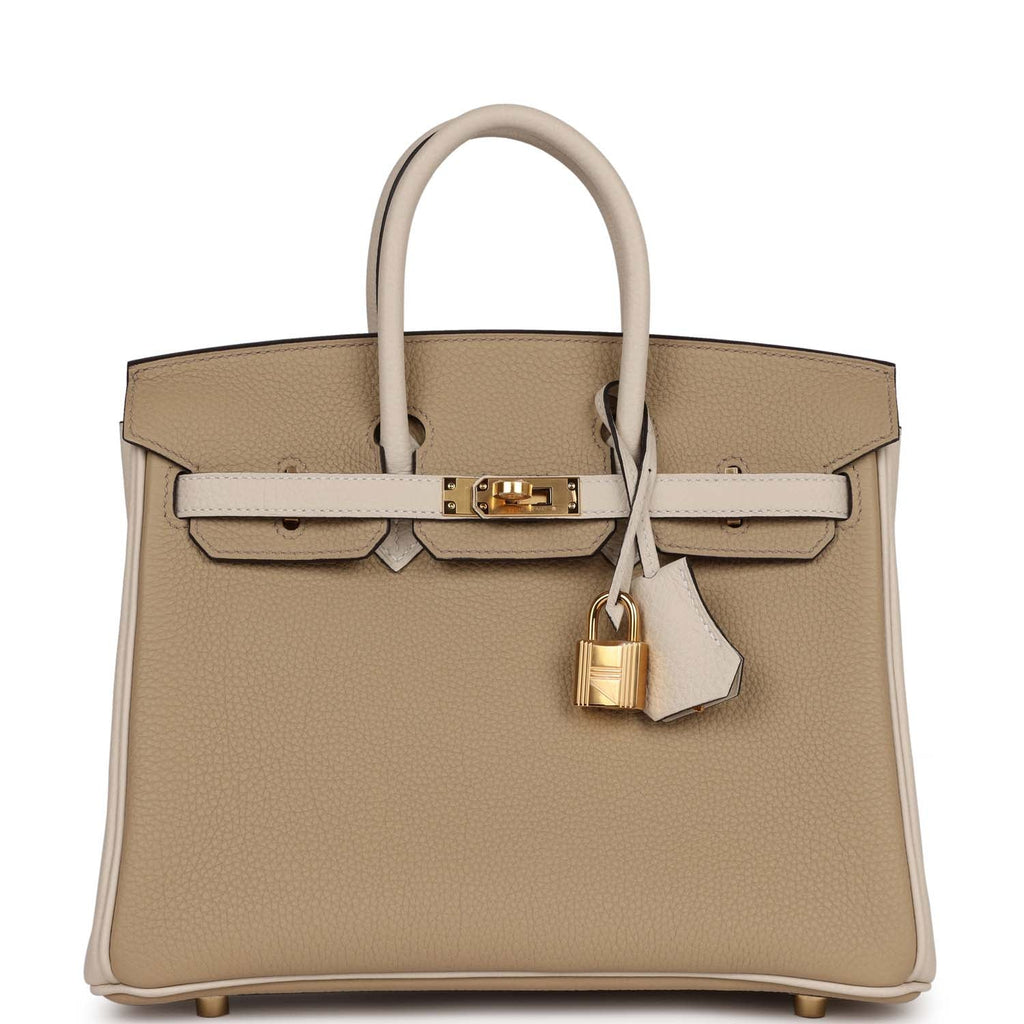 Trench and Beton Togo Leather Bag V40535