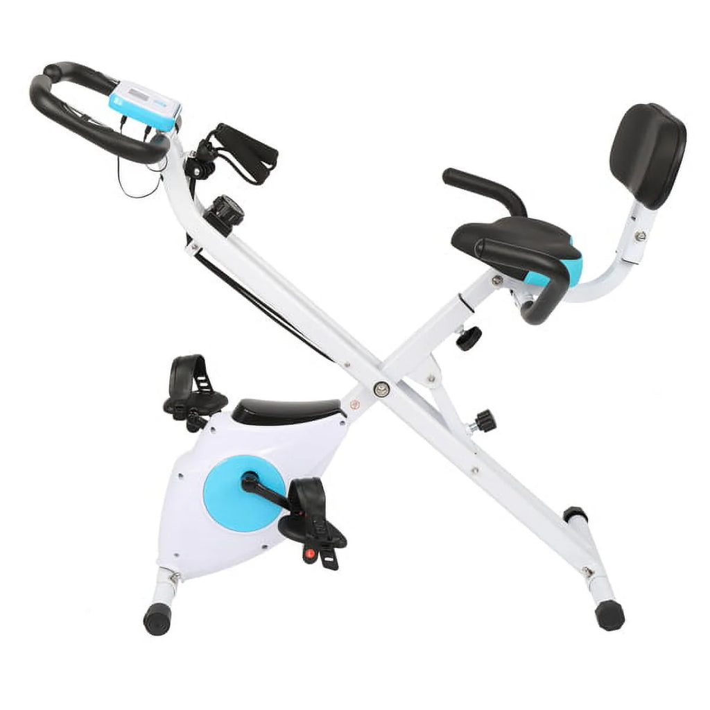 White Folding Exercise Bike Y73324