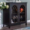 2-Door Accent Cabinet with Metal Door J25087