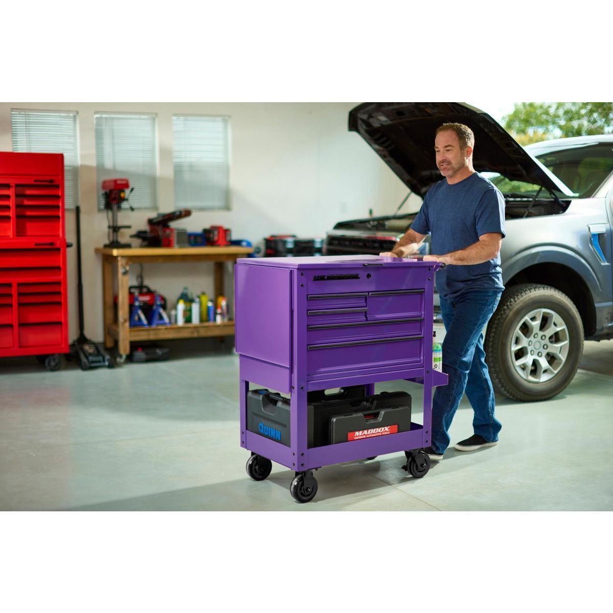 30 in. 5-Drawer Mechanics Cart A819406
