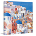 Watercolor Painting Print on Wrapped Canvas S22337