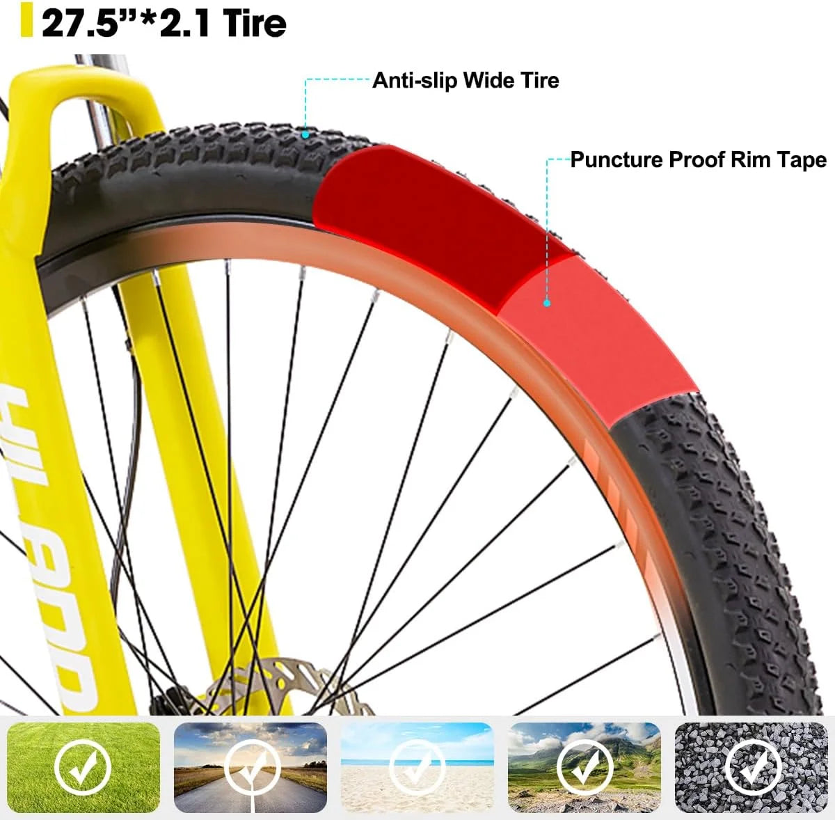 29 Inch Black Hardtail Mountain Bike M2368