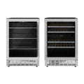 24 Wine Cooler and 24 Beverage Fridge J907