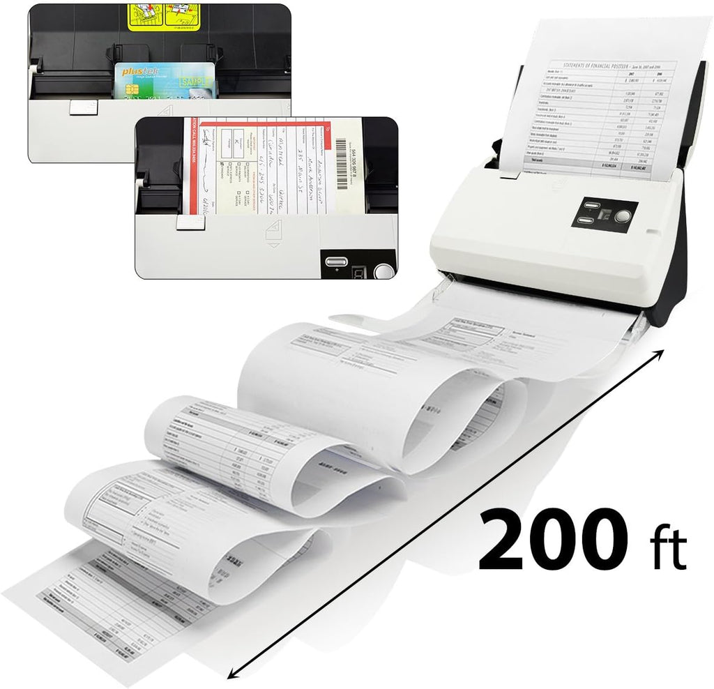 Duplex Document Scanner with 50 Sheet Auto Document Feeder G198