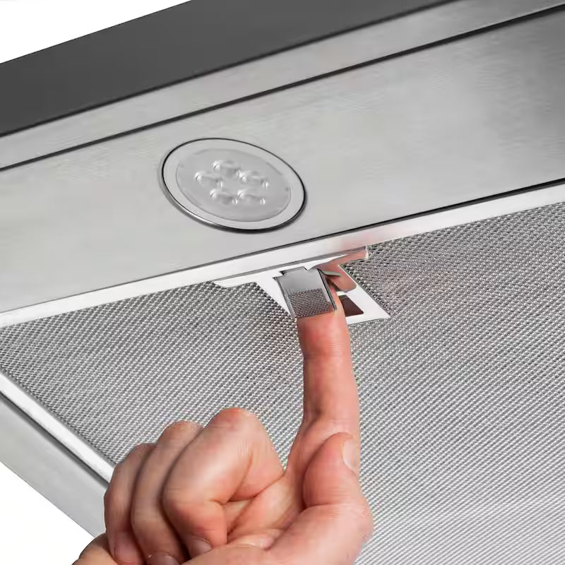 30 in. 320 CFM Convertible Under Cabinet Range Hood in Stainless Steel Q280
