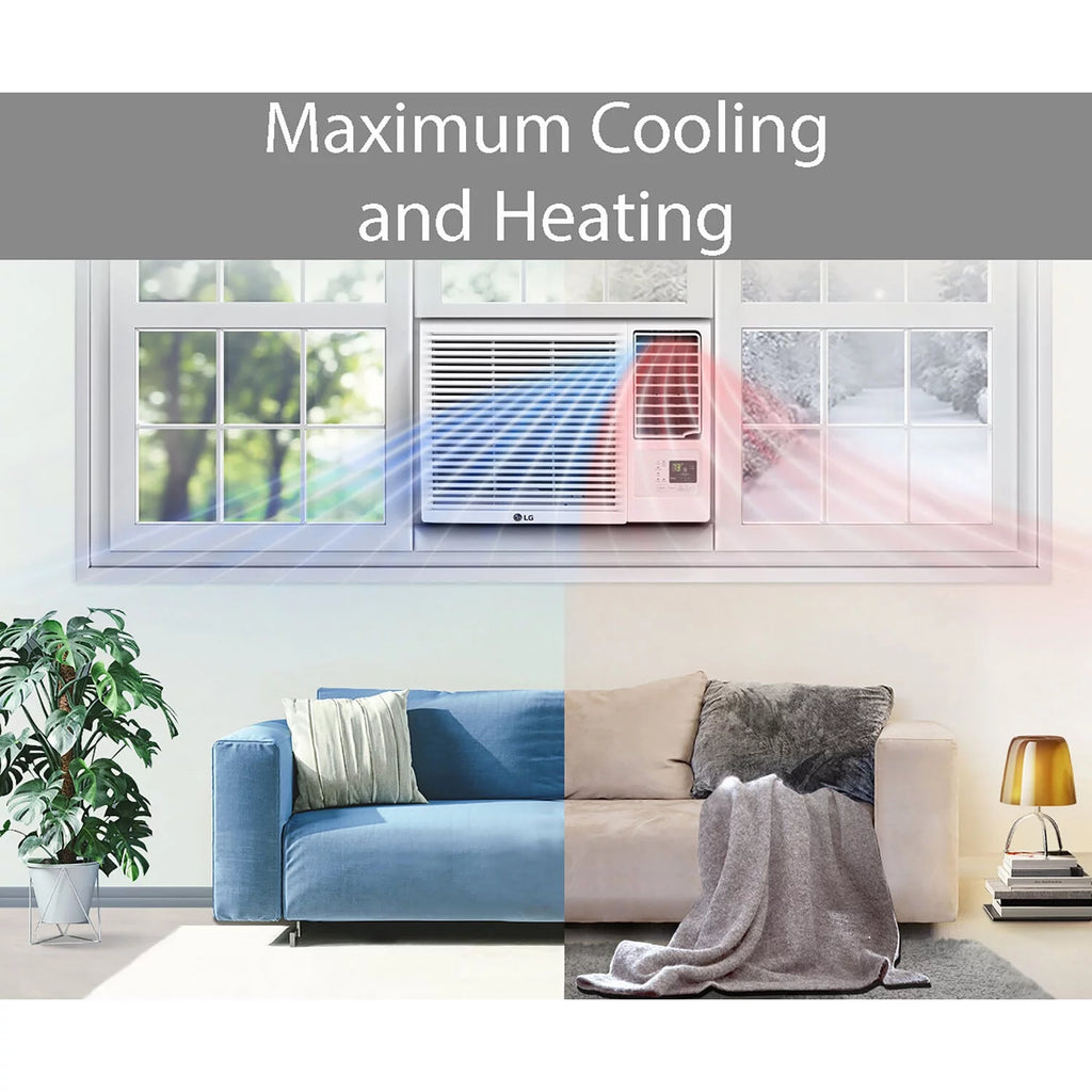 12,000 BTU Heat and Cool Window Air Conditioner with Wi-Fi Controls J66237