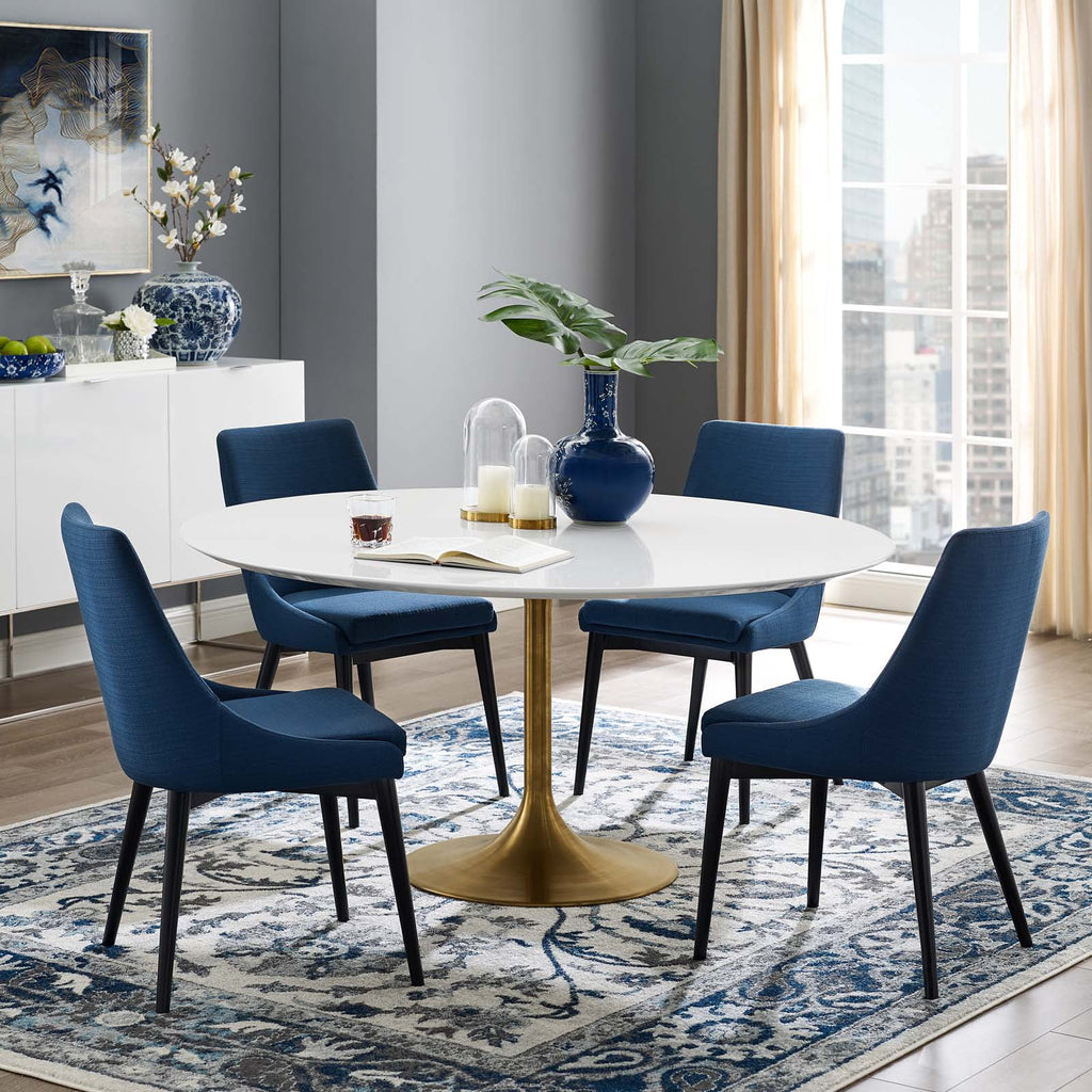 Round Wood Dining Table X281673
