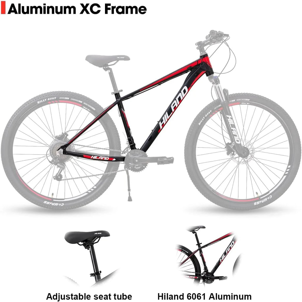 29 Inch Black Hardtail Mountain Bike M2368