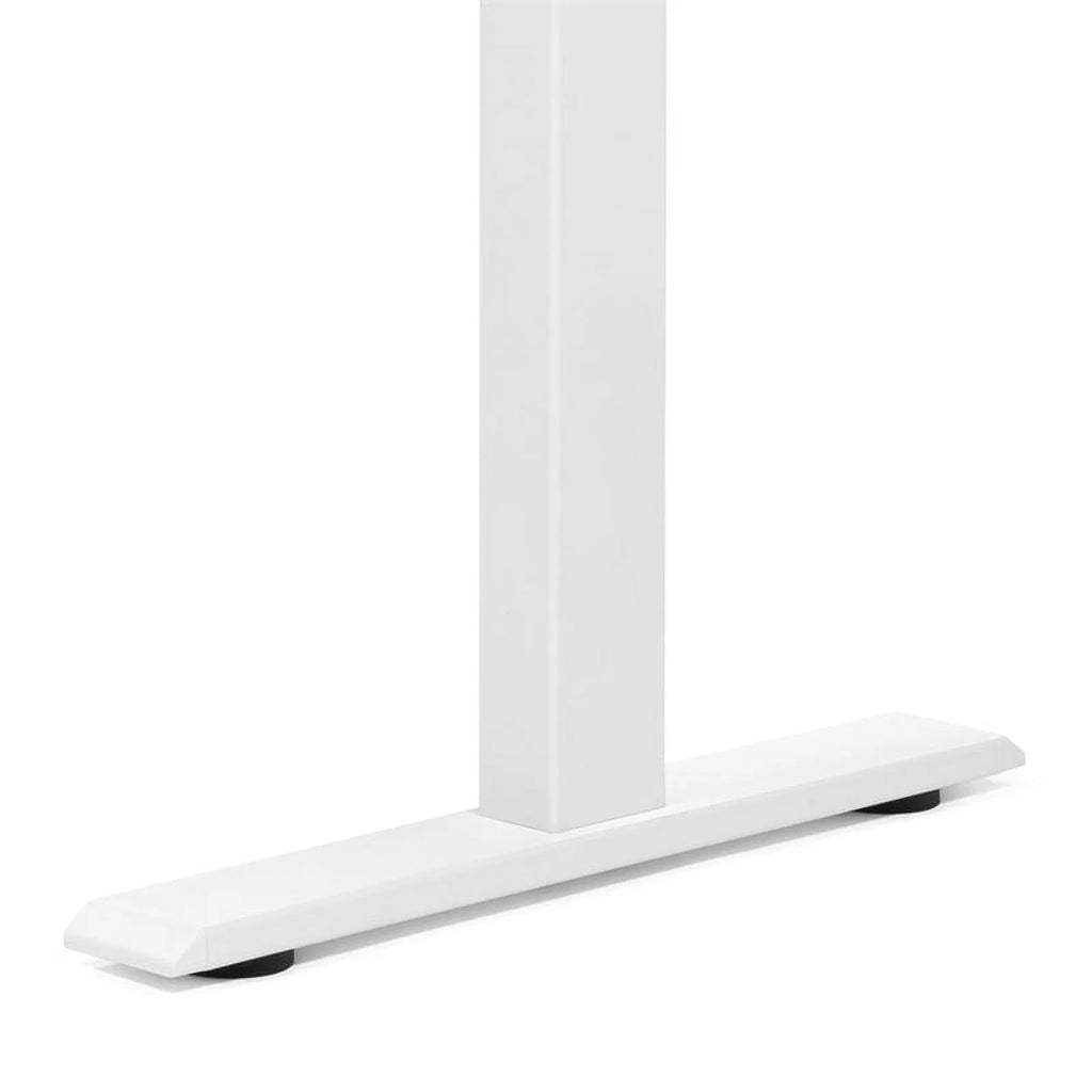 White Height Adjustable Wood and Metal Desk E4371