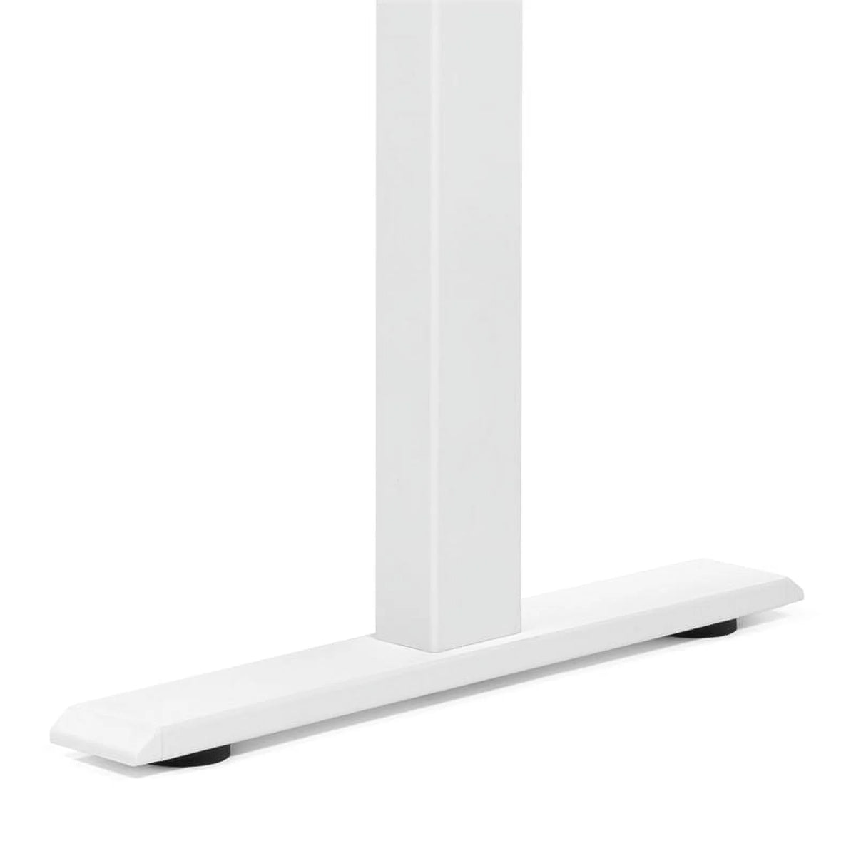 White Height Adjustable Wood and Metal Desk E4371