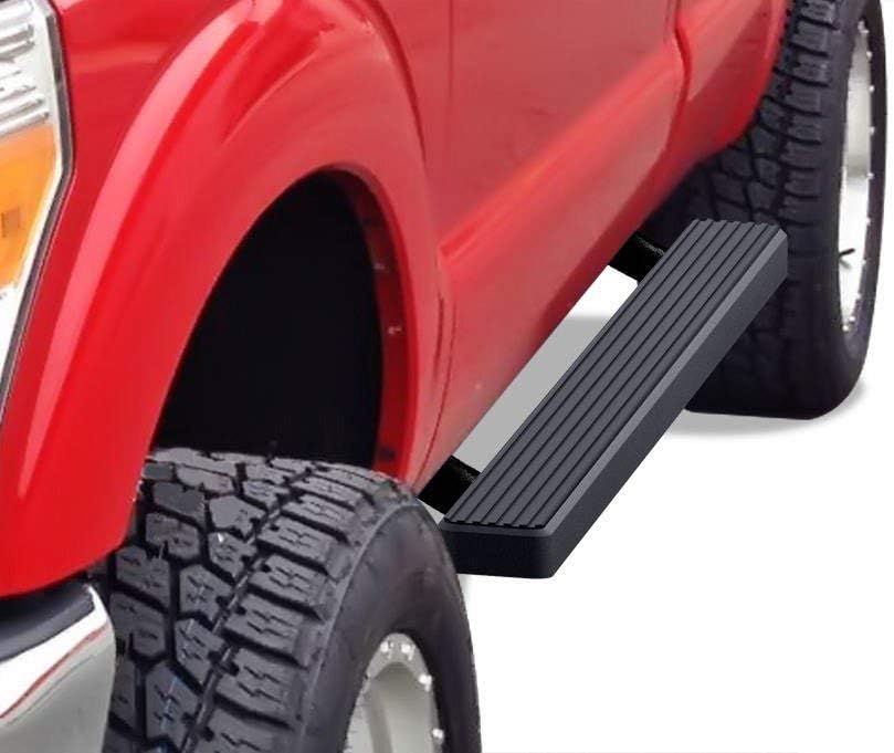 Black 4 Running Board Side Step Aluminum V32732