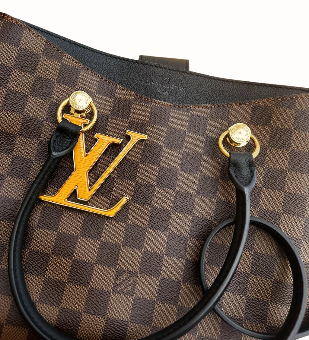 Brown Black Orange Satchel Shoulder Bag Z11563