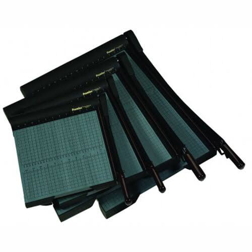 Green Paper Trimmer 20 Sheets Wood Base J6329