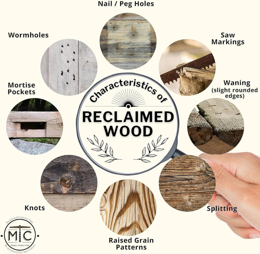 Reclaimed Wood Mantel Shelf with Steel Angle Brackets X584423