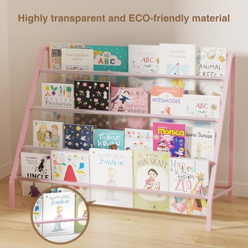 4 Tier Metal Kids Bookshelf H9234