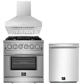 30 Inch Gas Range Wall Mount Range Hood Dishwasher T2133