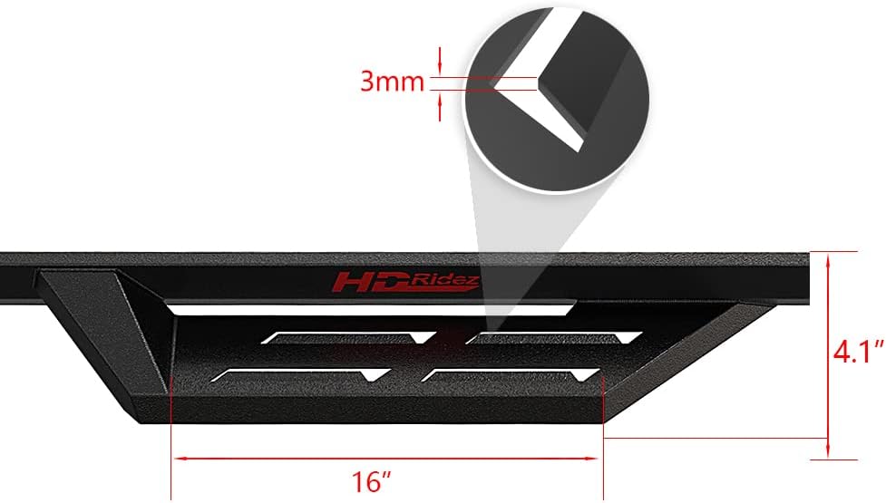 Steel Drop Down Boards Compatible with Silverado Sierra 1500 2500 3500 L58154