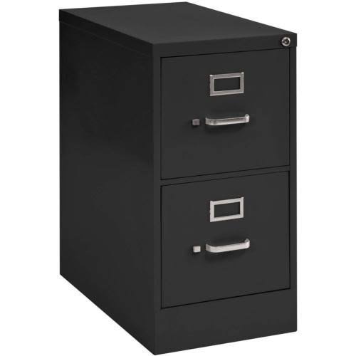 Black 2-Drawer Steel Vertical File Cabinet N96721