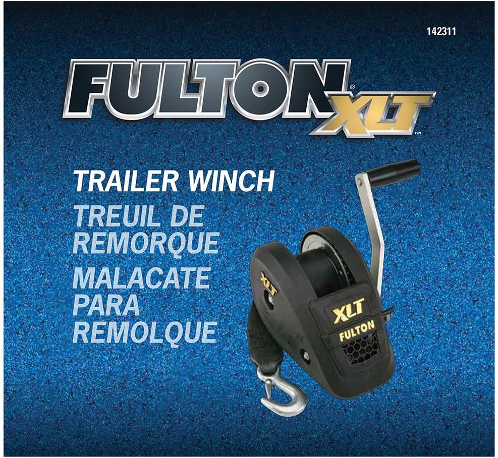Single Speed Winch with 20' Strap and Cover 1400 lbs. Capacity S898