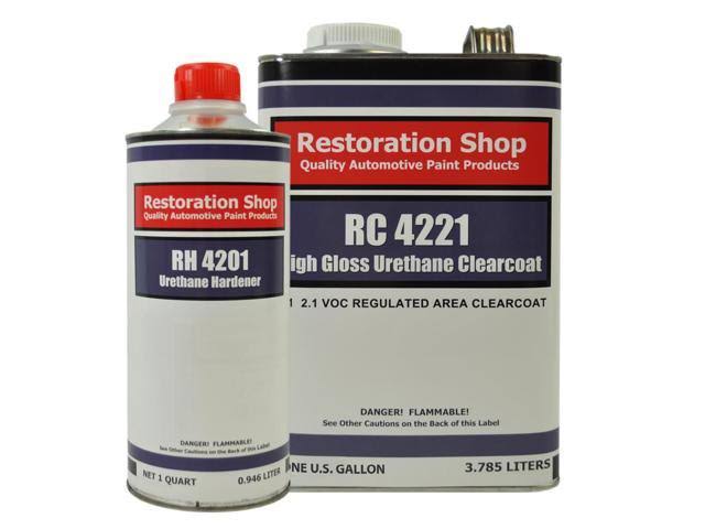 Deep Aqua Urethane Basecoat Clearcoat Auto Paint Medium Gallon Kit Y362