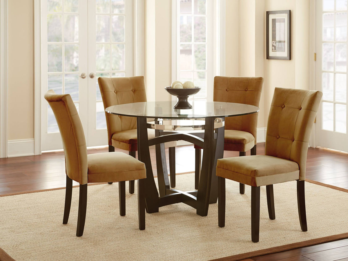 Camel Set of 2 Parsons Chairs M15923