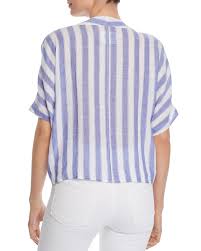 Carmine Stripe Top O298