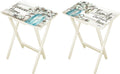 Set of 4 TV Trays with Stand P631
