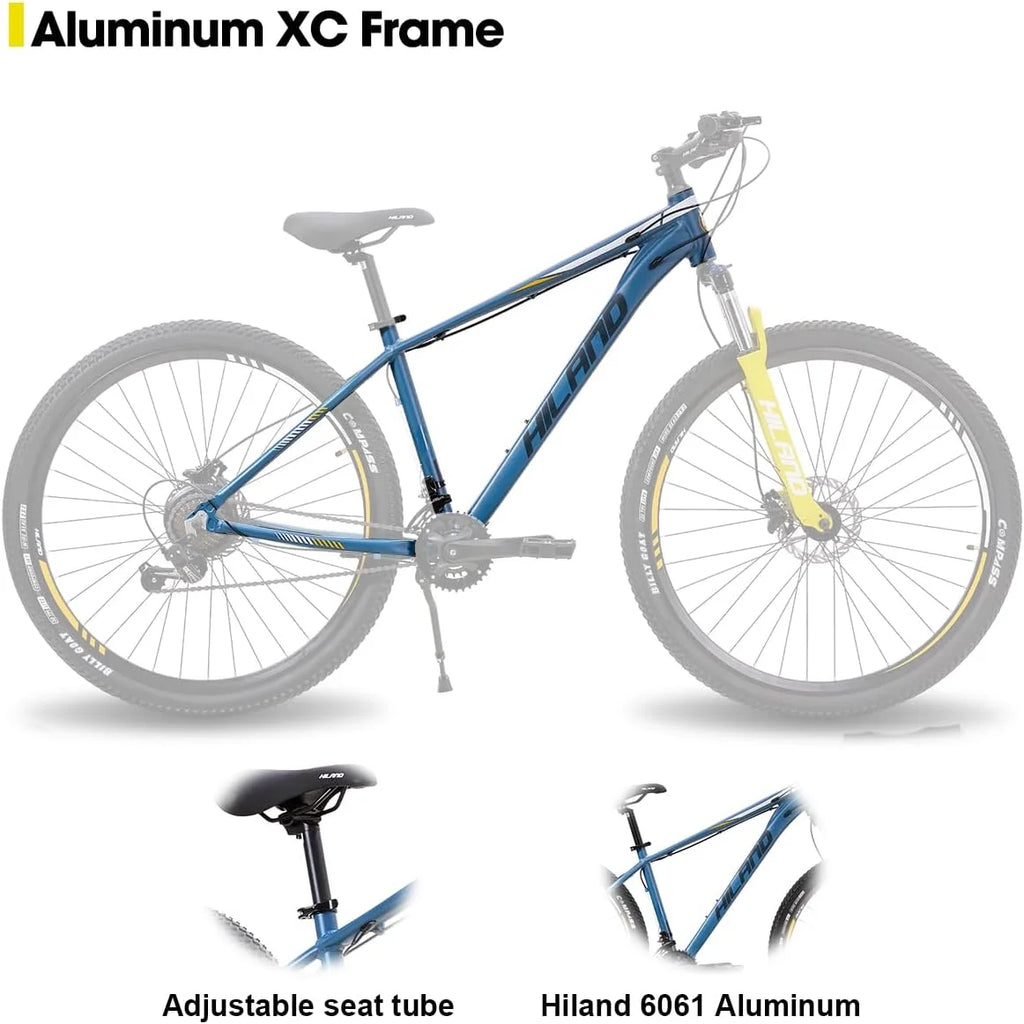 29 Inch Black Hardtail Mountain Bike M2368
