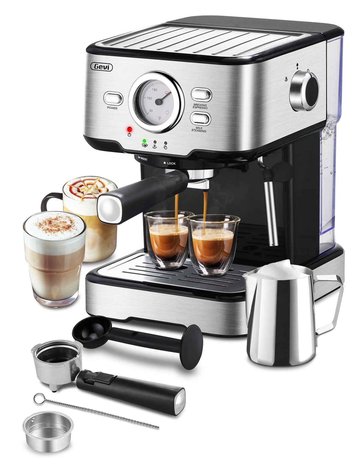 15 Bar Espresso Machine with Steamer V371