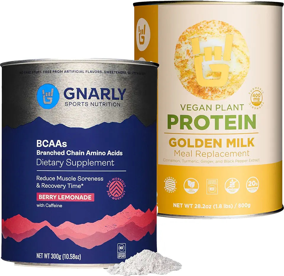 Vegan Protein Powder BCAAs Berry Lemonade 10.58oz V4901