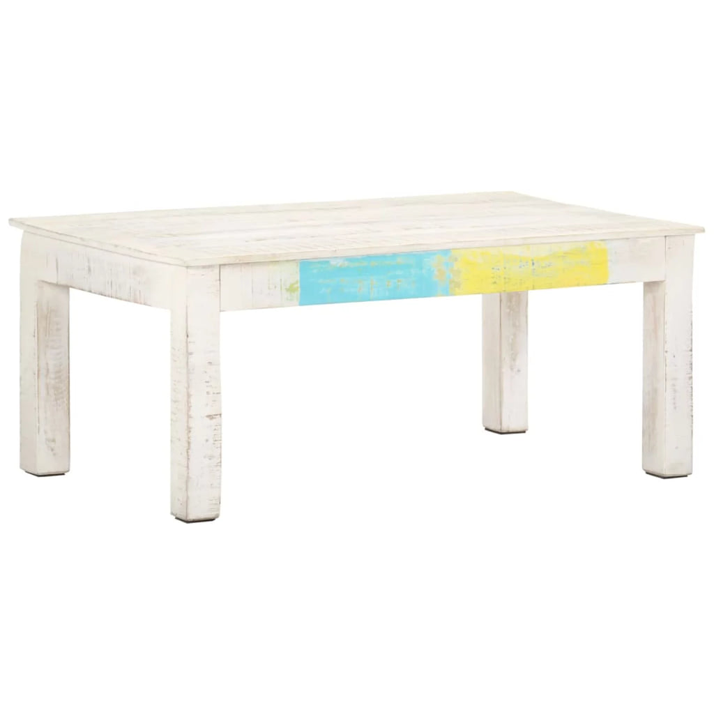 White Mango Wood Coffee Table O83746