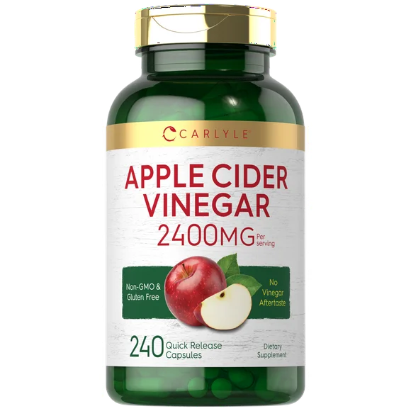 Apple Cider Vinegar Capsules 2400mg 240 Count I7461