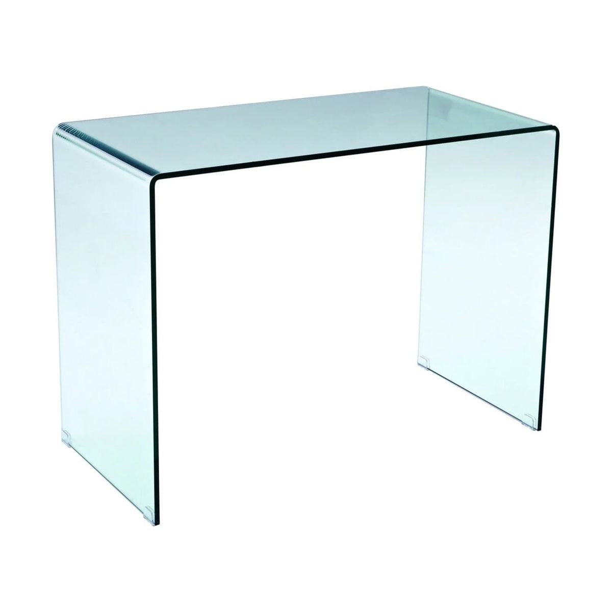 43 Inch Tempered Glass U Shaped Computer Desk C9696