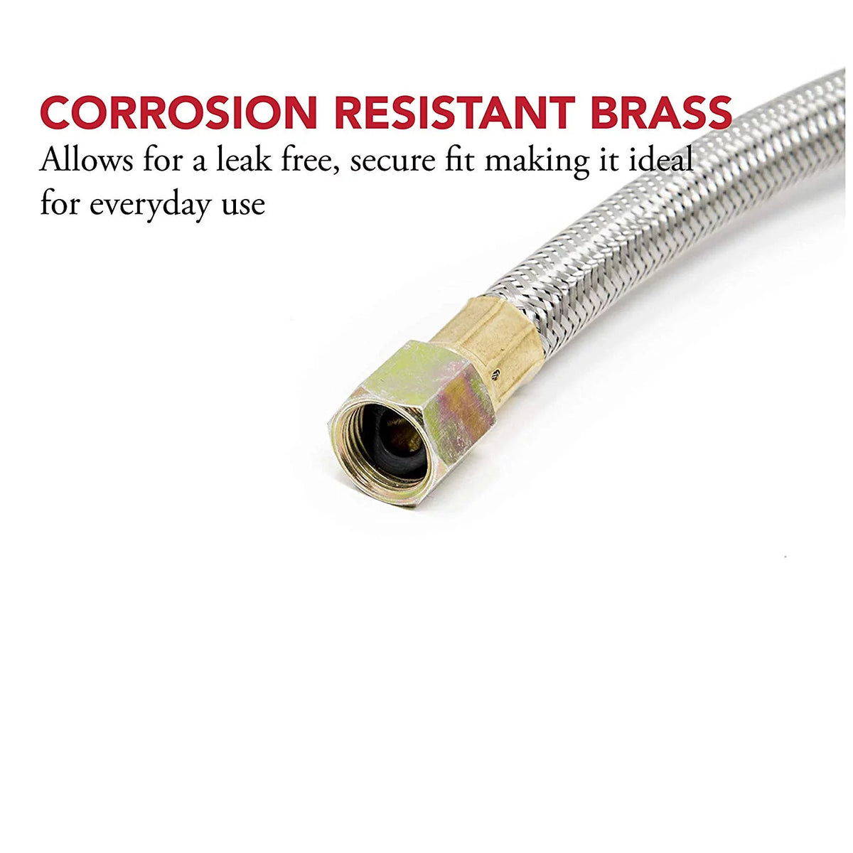 8 Feet Stainless Steel Propane Regulator Hose H4677
