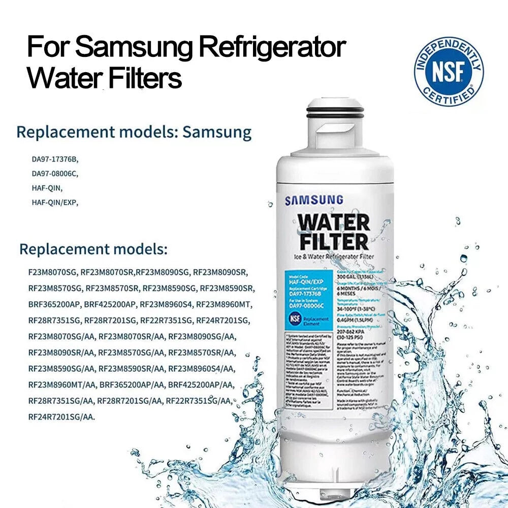 3 Pack Refrigerator Water Filter S2833